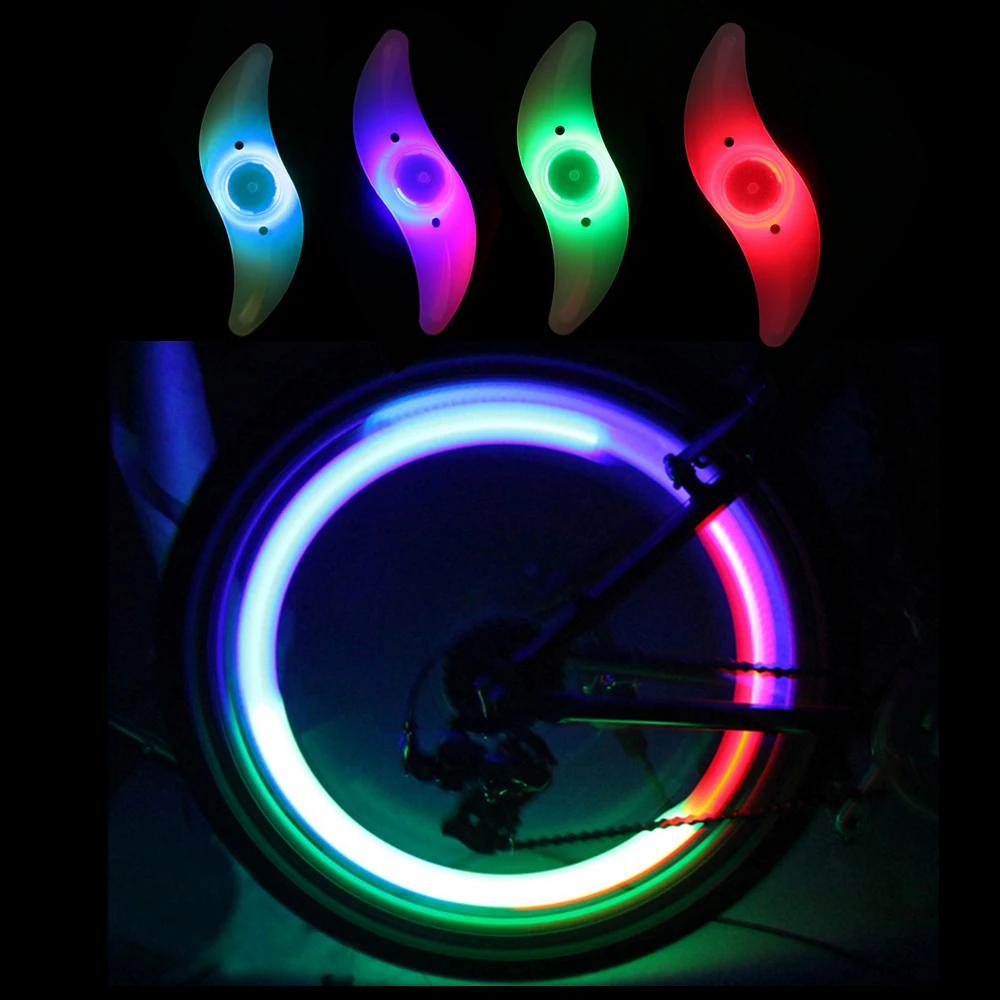 1 шт велосипед лампа на спицы велосипедная Водонепроницаемый запасами ивовых