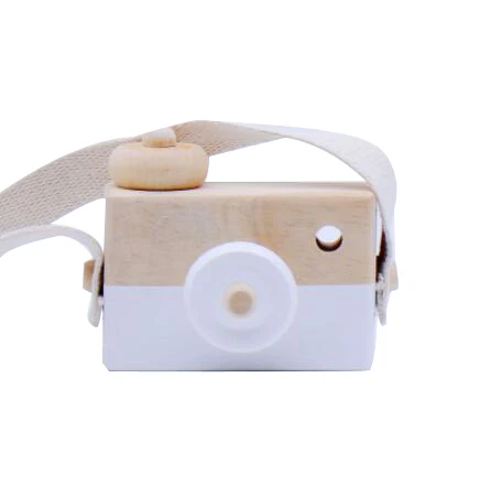 Original Wood Camera Toys Creative Decoration Neck Hang Children Take a Picture Prop | Дом и сад