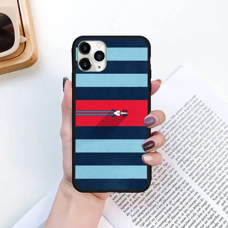 

car-Martini Racing Phone Case for iPhone 11 12 pro XS MAX 8 7 6 6S Plus X 5S SE 2020 XR mini