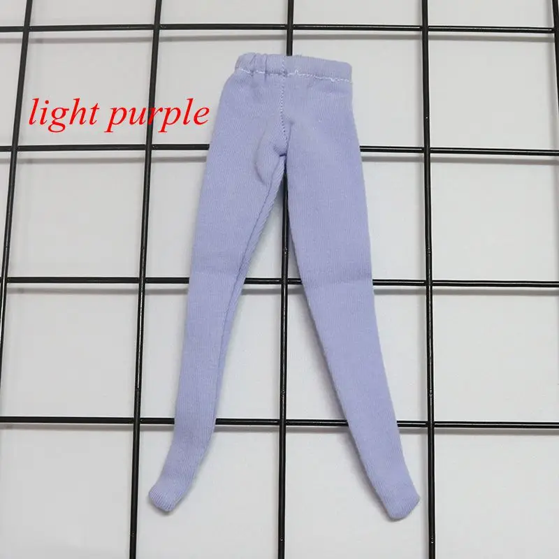 light purple Doll’s Blyth Clothes Socking Candy Color Pantyhose Basic Pure Cotton Pant for Azone,Pullip,Baribes,Blyth 1/6 Doll Accessories - Цвет: light purple