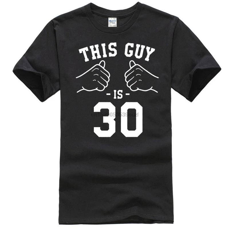 Футболка на день рождения для мужчин рубашка с идеями подарков футболка заказ 30