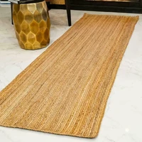 rug jute handmade natural braided style reversible living area rag rugs carpets for home living room carpets for bed room large