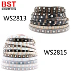 Умная Светодиодная лента WS2813WS2815WS2812B, индивидуальное управление двойным сигналом, 5 В, 3060144 светодиодовм, IP30, IP65, IP67