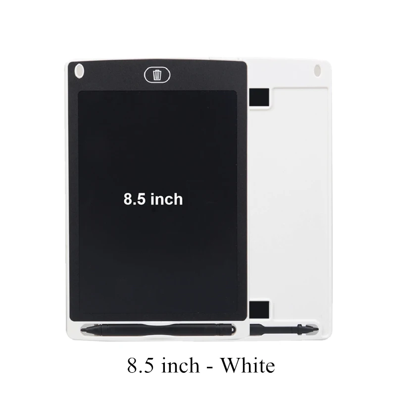 White Игрушки для рисования 8,5 дюймов письмо е-писатель доска для рисования детей раннего образования Игрушка Дети ультра-тонкий планшет с адсорбционный магнит - Цвет: White