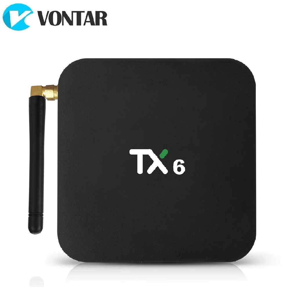 Android 9,0 ТВ приставка TX6 4 Гб ОЗУ 64 Гб 5,8G Wifi Allwinner H6 четырехъядерный USD3.0 BT4.2 4K Google плеер Youtube Tanix телеприставка TX6