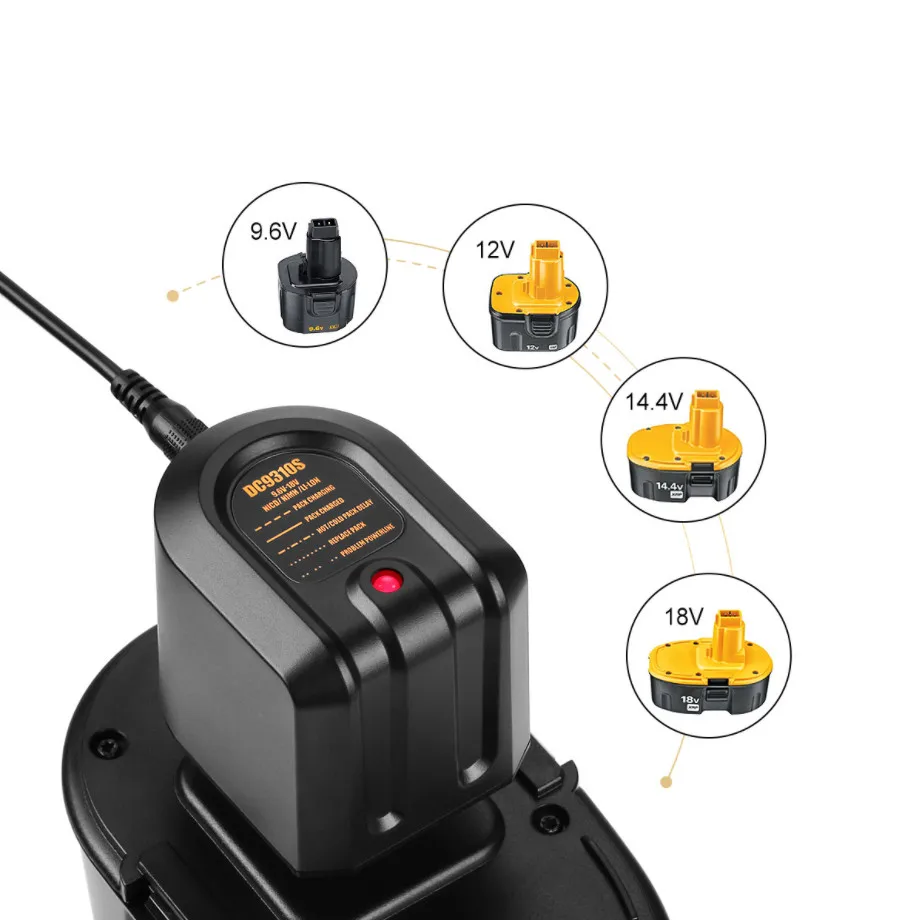 Замена для зарядного устройства Dewalt 1 А DC9071 12 В XRP DW9071 DW9072 DE9037 DE9071 DE9072 DE9074