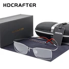 HDCRAFTER чистый титановый рецепт очки эластичность близорукость с защитой от УФ-лучей блокировки фотохромные очки без оправы
