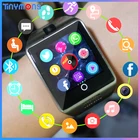 Смарт-часы для мужчин и женщин, часы с поддержкой Sim-карты, GSM, Bluetooth, Mp3 плеером, камерой, часами, для Apple Android Q18