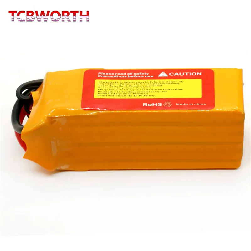 TCBWORTH дрона с дистанционным управлением LiPo Батарея 18 5 V 2200 мА/ч 25C 5S для