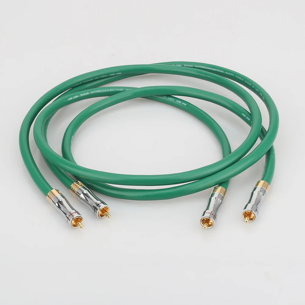 Аудиокабель 0 5 м 3 Hifi audio Audiocrast позолоченный разъем 2328 аудио 4N медный RCA