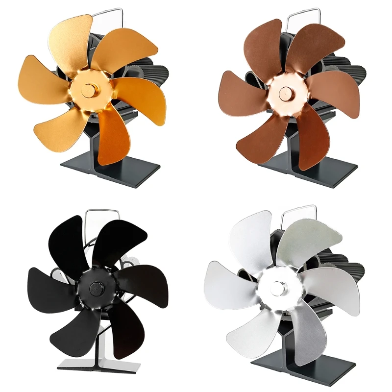 

Сменные кассеты-6 шт. вентилятор для печи, работающий от тепловой энергии древесных бревен горелки Ecofan тихий вентилятор для камина экономии ...