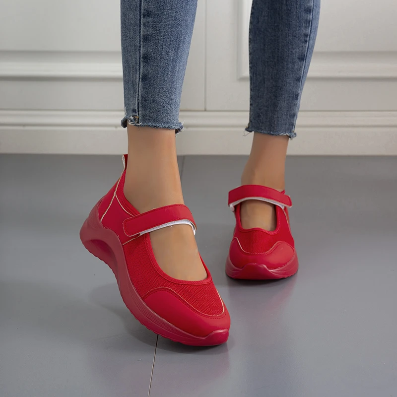 

Summer Women Casual Sneakers Ladies Sport Shoes Breathable Mesh Platform Female Vulcanize Shoes Non Slip Chaussure Femme