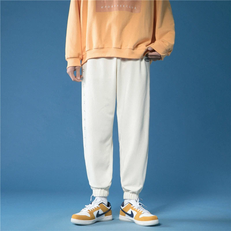 2021 модные спортивные штаны мужские свободные брюки для бега удобные уличные