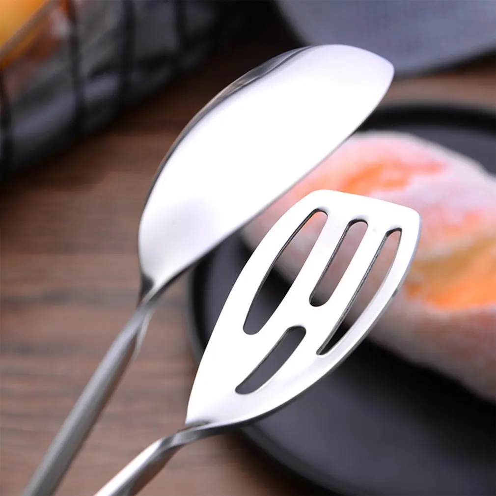 

Creative European Style Stainless Steel Bread Clip Salad Clip Scissors Salad Clip Barbecue Food Clip Anti-scalding Clip
