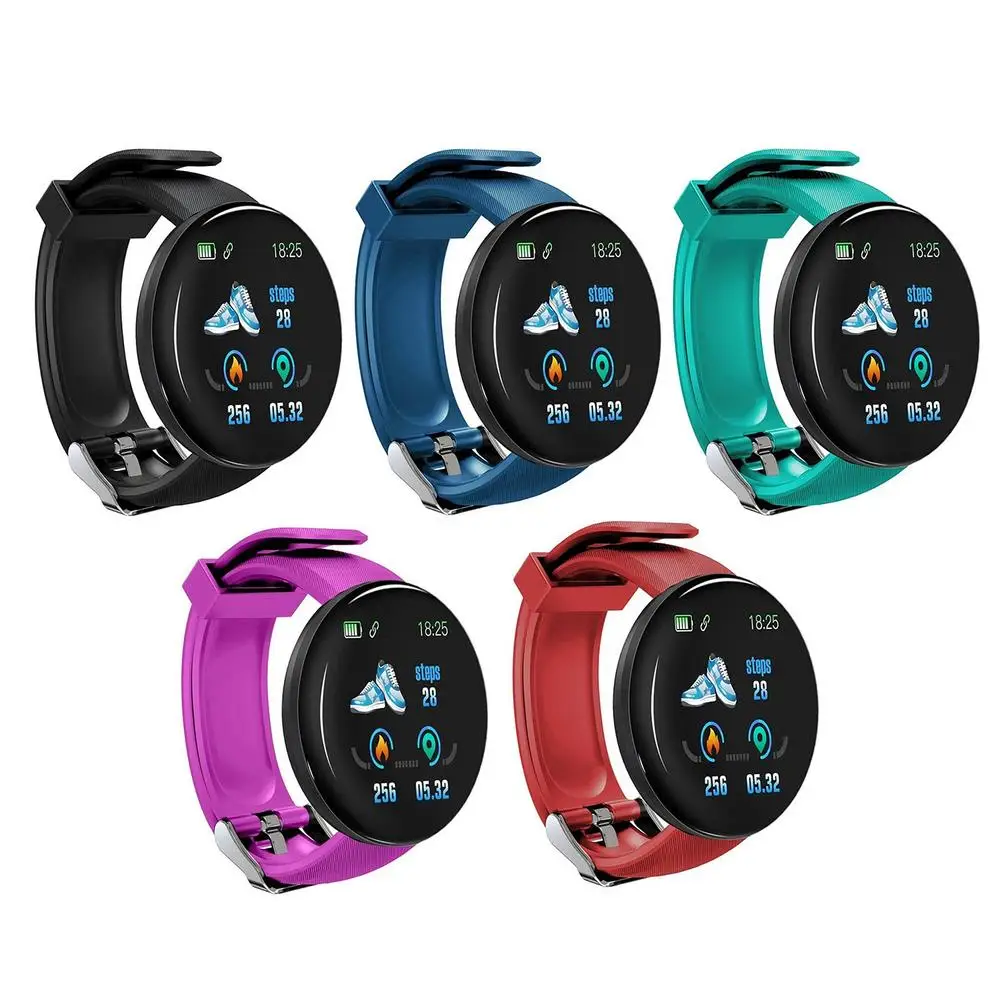 

D18S Touch Screen Bluetooth Smart Bracelet Pedometer Health Monitoring Mobile Phone Fitness Sleep Monitoring Sports Bracelet