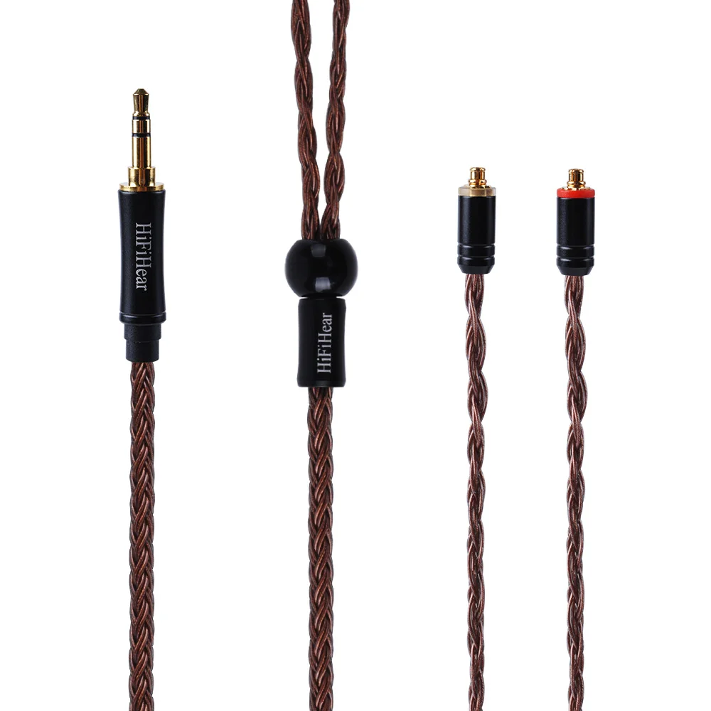 MMCX 3.5 HiFiHear 16 Core посеребренный кабель 2,5/3,5/4,4 мм балансный кабель с MMCX/2pin разъем для ZS10 ZS6 AS10 V90 BL0N BL-03 - Цвет: MMCX 3.5