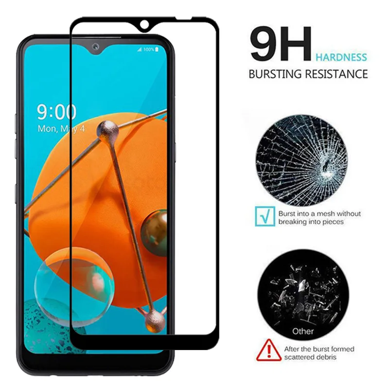 3Pcs/Lot Full Cover Tempered Glass For LG Q51 Q52 Q6 Screen Protector On LG K62 K52 K50S K42 K40S K30 2019 G6 G8S V40 V50 ThinQ