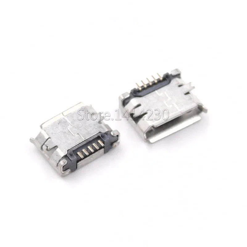 10 шт. Micro USB Тип B Женский 5-контактный фоторазъем стандартная печатная плата -