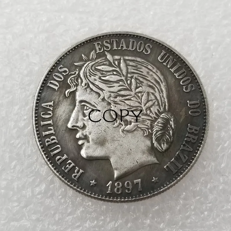 

Commemorative Coin Copy Crafts 1897 Brazilian Coin Collection #25