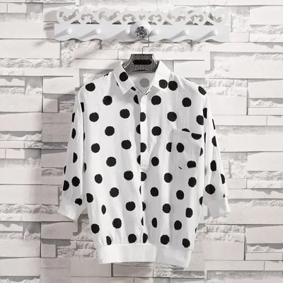 white CS123 YASUGUOJI, новинка, английский стиль, модная, в горошек, Мужская футболка с рисунком, летняя, половина рукава, Мужская Роскошная футболка, повседневные свободные рубашки - Цвет: white CS123