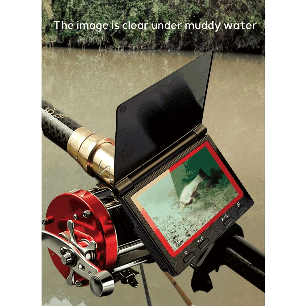 Скидка Подводная камера для рыбалки грязное проникновение воды видео визуальный рыболокатор HD 180 ° широкоэкранный рыболовный инструмент