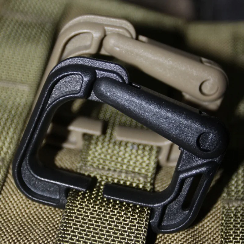 1 шт. многоцелевой крючок тактический Пластиковый Карабин с d образным