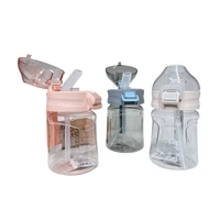 350ml feeding kids toddler newborn baby drink cups water bottles kids drinking sippy a cup with straw copo infantil drinker new