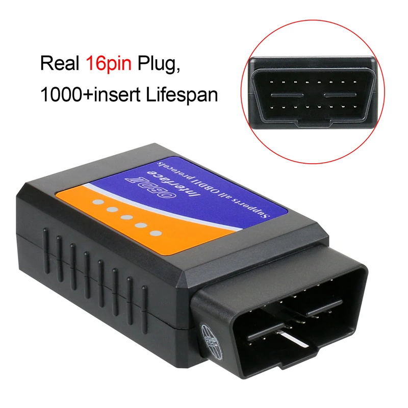 Считыватель кодов PIC18F25K80 ELM327 OBD2 V1.5 Bluetooth Автомобильный Elm 327 OBD 16 Pin диагностический