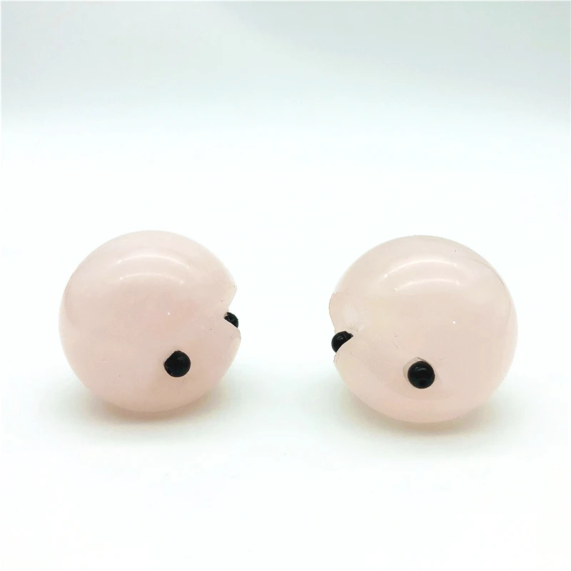 МИЛЫЙ натуральный розовый хрустальный шар ручной работы маленький ежик