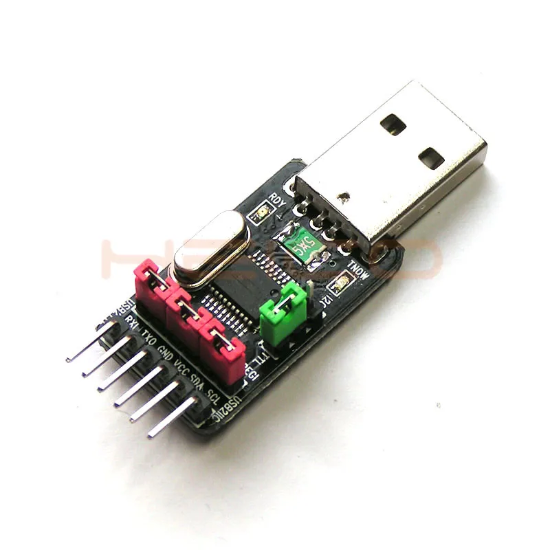 Преобразователь USB в TTL UART I2C модуль-адаптер последовательный преобразователь с