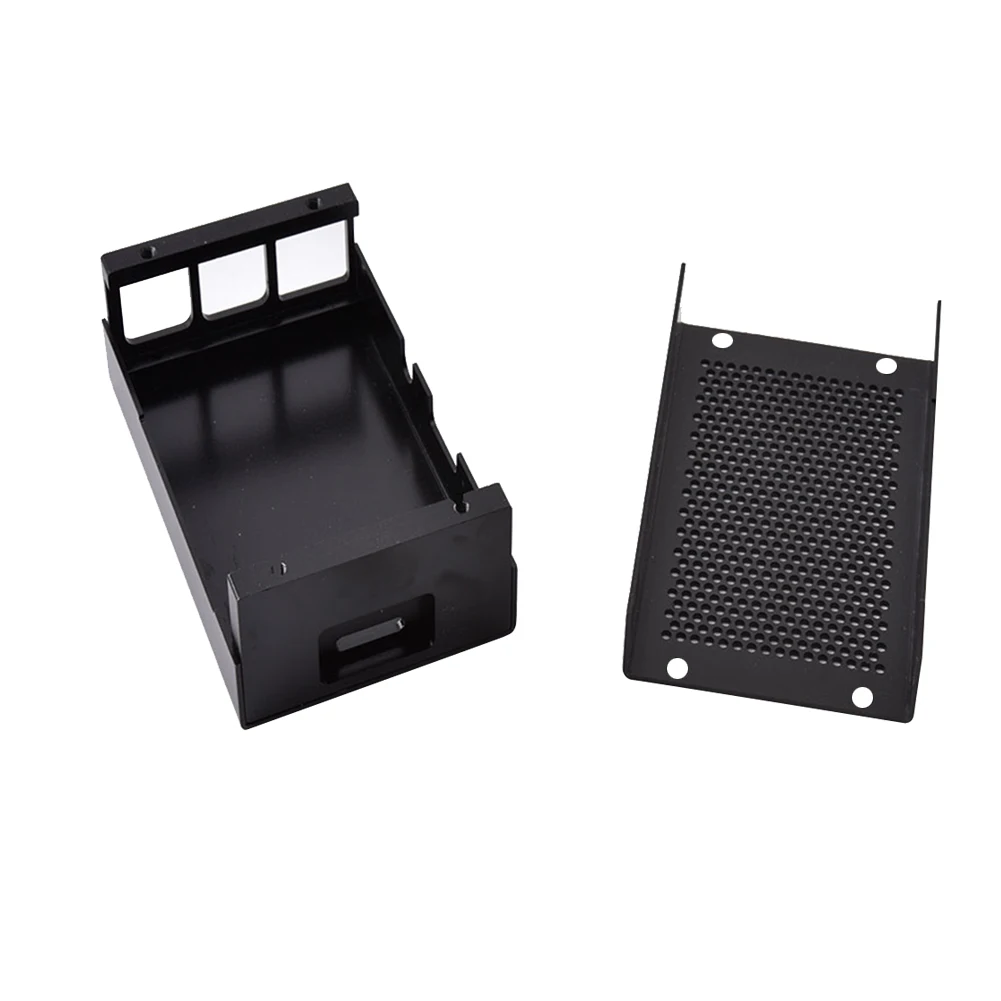 

Black Shell Silver Box Metal Enclosure Compatible for Raspberry Pi 3 Model B B+ Aluminum Housing Shell Enclosure