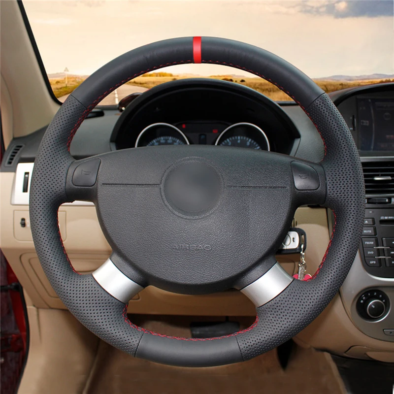 Чехол на руль из искусственной кожи для Chevrolet Lova 2006 2010 Aveo Buick Excelle Daewoo Gentra 2013