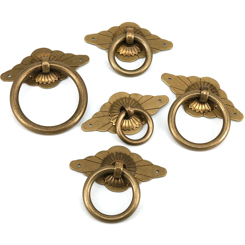 Бронзовая фурнитура для шкафа ящики выдвижные ручки выдвижное кольцо ящика