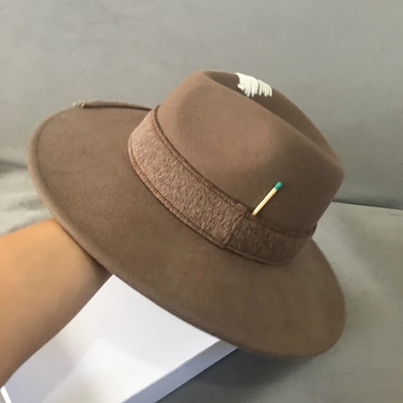 Осенне зимняя тканевая шляпа для мужчин и женщин в Европе Панама кошка