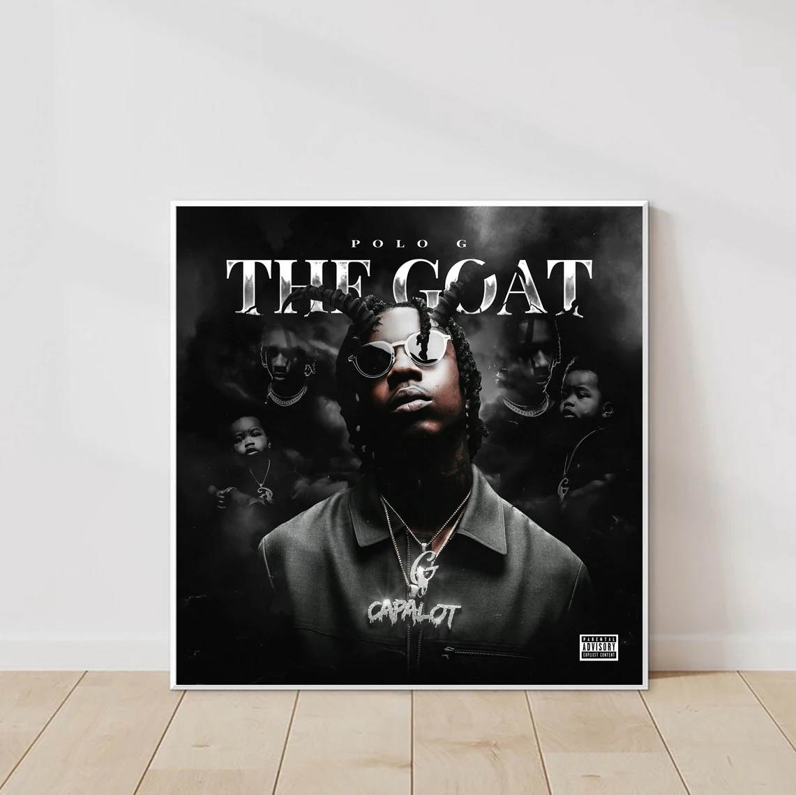 Polo G THE GOAT Музыкальный альбом Звезда Печать плакатов Художественная картина на