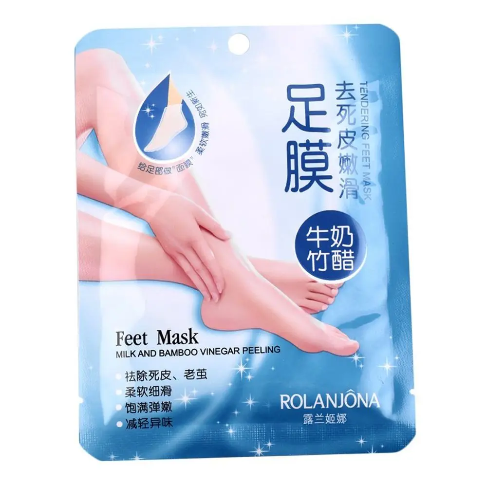 Отшелушивающие носки для педикюра 1 пара отшелушивающая маска ног удаления