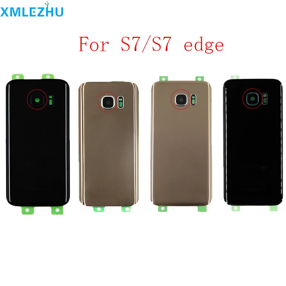10 шт. для samsung Galaxy S7 Edge G935/S7 G930 батарея задняя крышка Корпус Запасные части + камера