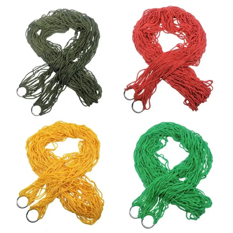 

Family Portable Nylon Hanging Bed Kids Mesh Net Sleeping Swing Toy Children Outdoor Travel Picnic Hammocks Powerful load-bearing