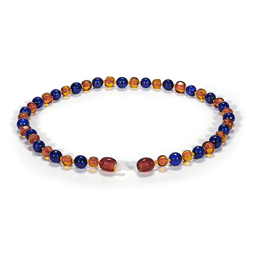 DOREMI 1 коньяк тигровый глаз детский прорезыватель янтарный браслет ожерелье для