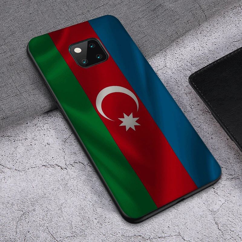 

Phone Case For Huawei Nova 2i Lite 3 3i 5i 4E 5 5T Pro Nova Smart Case Silicone Ultra Slim Cover Azerbaijan buta flag