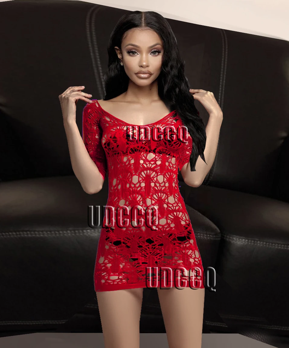 Сексуальное женское нижнее белье прозрачная сетчатая комбинация сорочки