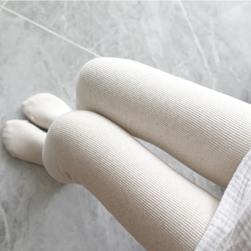 Зимние теплые плотные колготки однотонные флисовые Колготки карамельных цветов