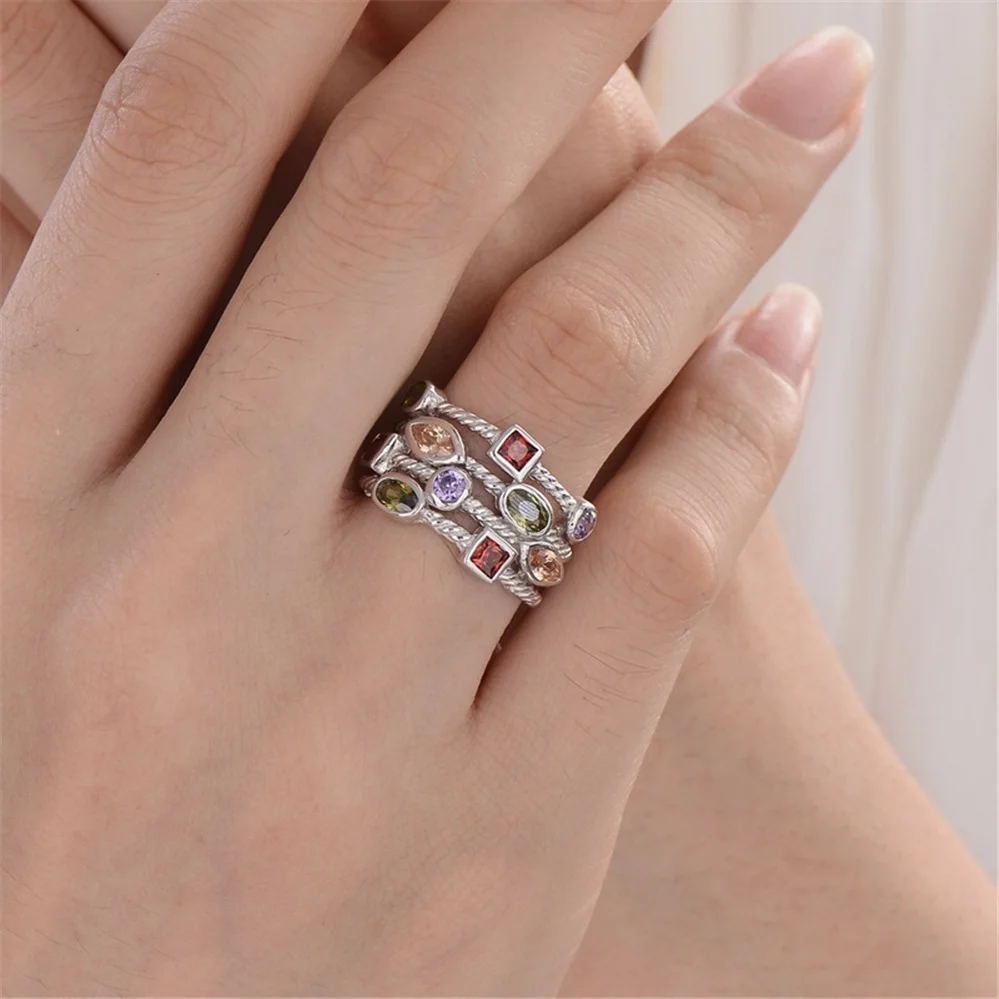 

Fashion Trend Exquisite Ladies Valentine's Day Gift Ring Anniversary Wedding Anniversary Party Party Jewelry Ring Wholesale