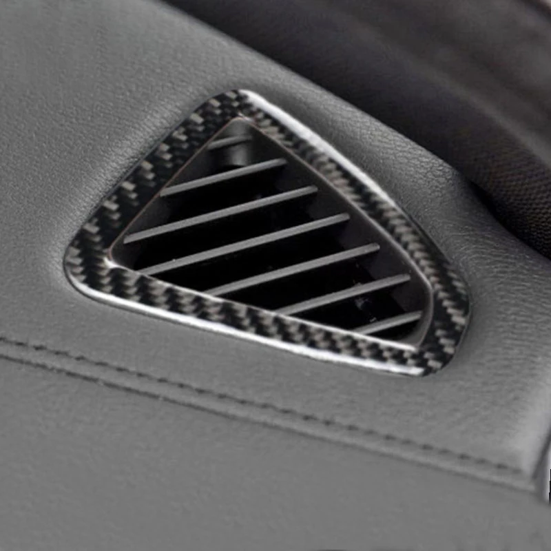 

Carbon fiber For BMW X5 X6 E70 E71 F15 F16 Car Dashboard Air Conditioning Outlet Vent Frame Decorative Cover Trim Car Sticker