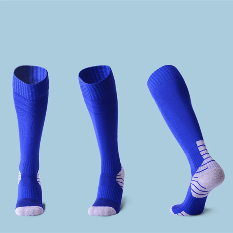 Профессиональные футбольные носки 3 пары мужские спортивные до колена для
