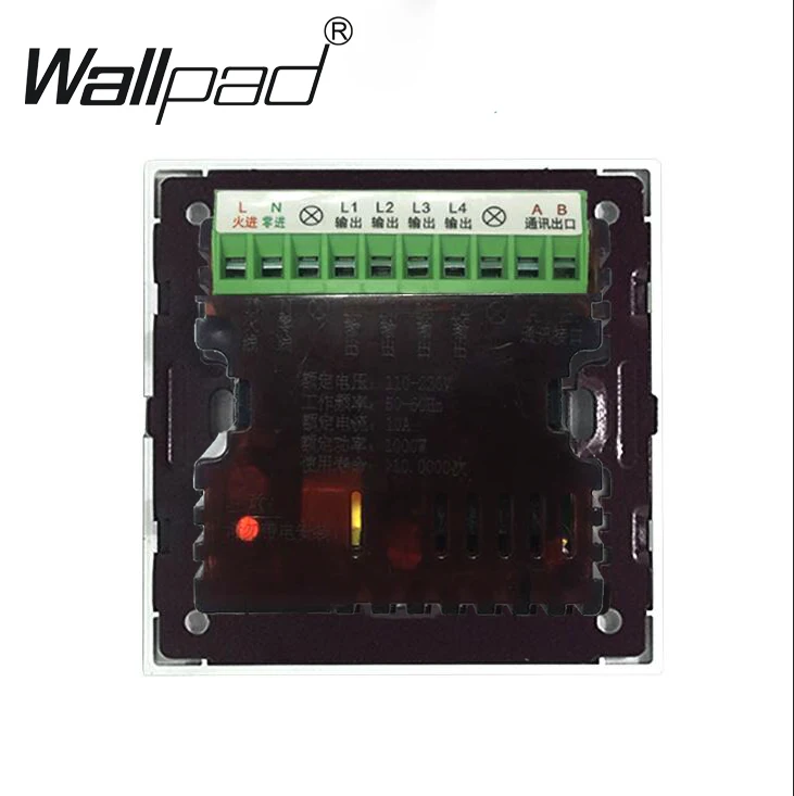 Настенный сенсорный выключатель 2 клавиши переключатель Wallpad функциональная