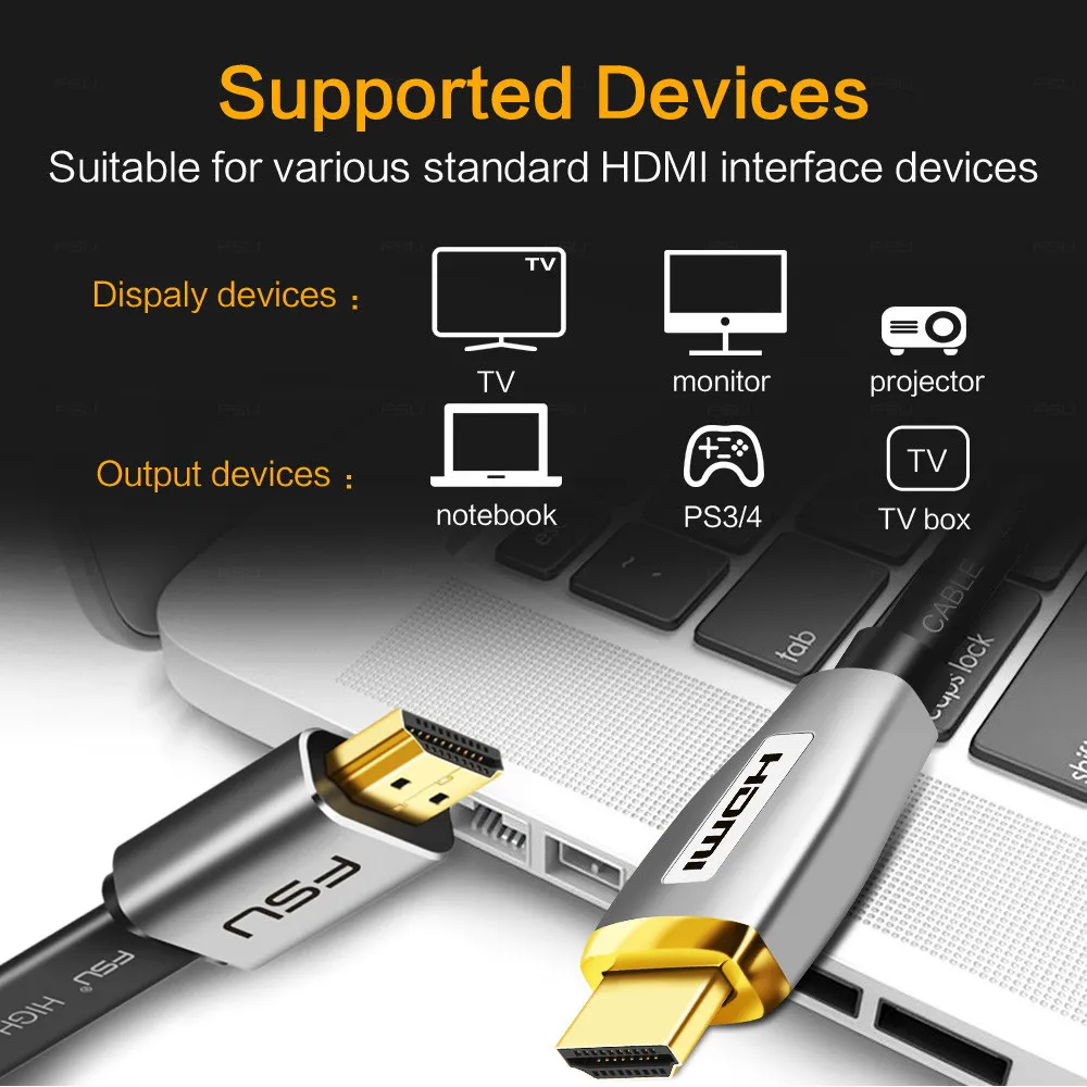 HDMI 2,0 кабель 4K 60Hz HDMI к HDMI кабель Разветвитель переключатель коробка HDMI 2,0 1,4 1080P видео аудио кабель Кабо для PS3 4 HDTV проектор