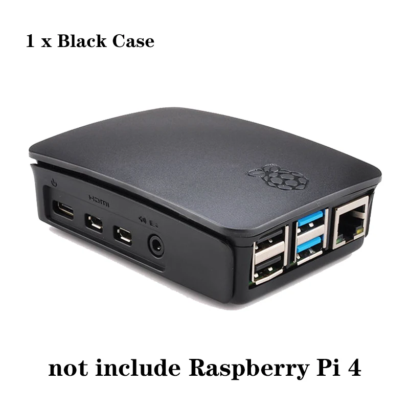 Option 3 Raspberry Pi 4 Чехол бело-красный черный ABS чехол пластиковый защитный корпус Корпус для Raspberry Pi 4 Модель B Pi 4B - Цвет: Option 3