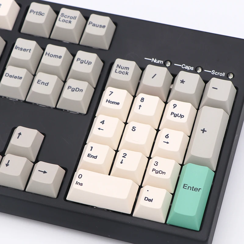KeyPro 9009 Ретро Ethermal Dye сублимационные шрифты PBT 108/130 колпачок клавиш cherry profile для