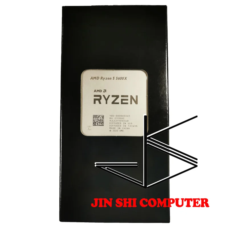 Новый процессор AMD Ryzen 5 5600X R5 3 7 ГГц шестиядерный двенадцатипоточный 65 Вт L3 = 32M